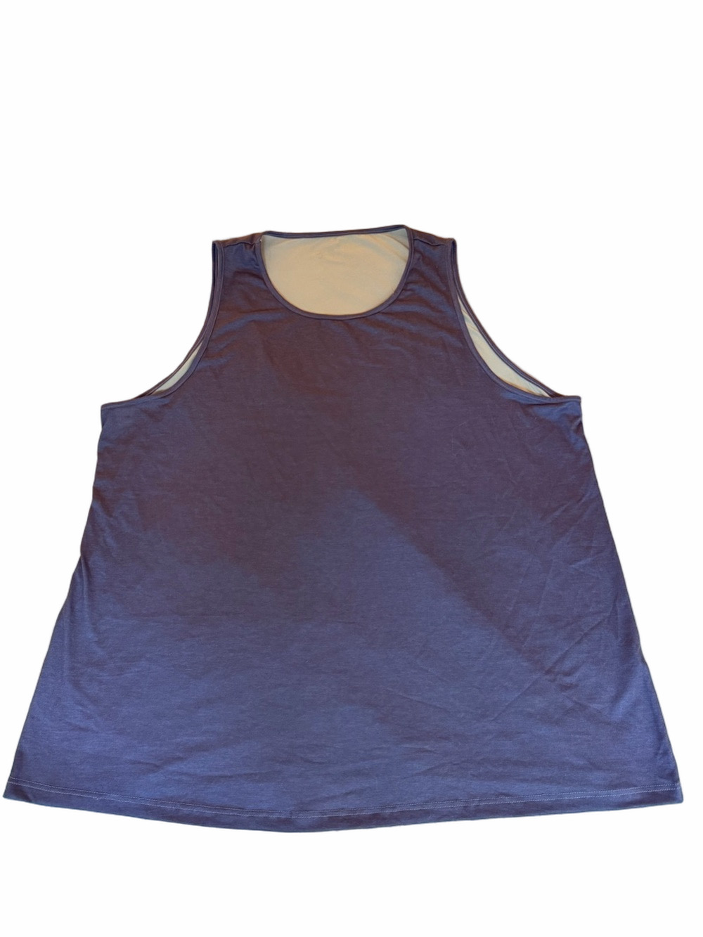 Plus Size 3X Purple Lilac Sleeveless Shirt Summer Dressy Tank Top